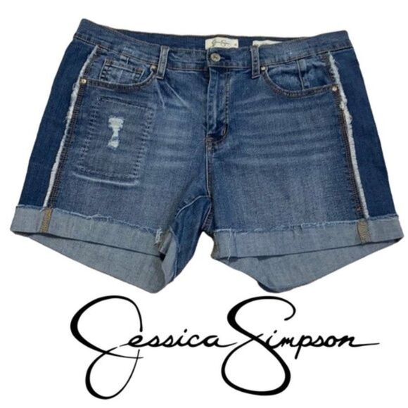 Jessica Simpson Shorts Size 28 Mika Distressed Best Friend NWOT - Picture 1 of 8